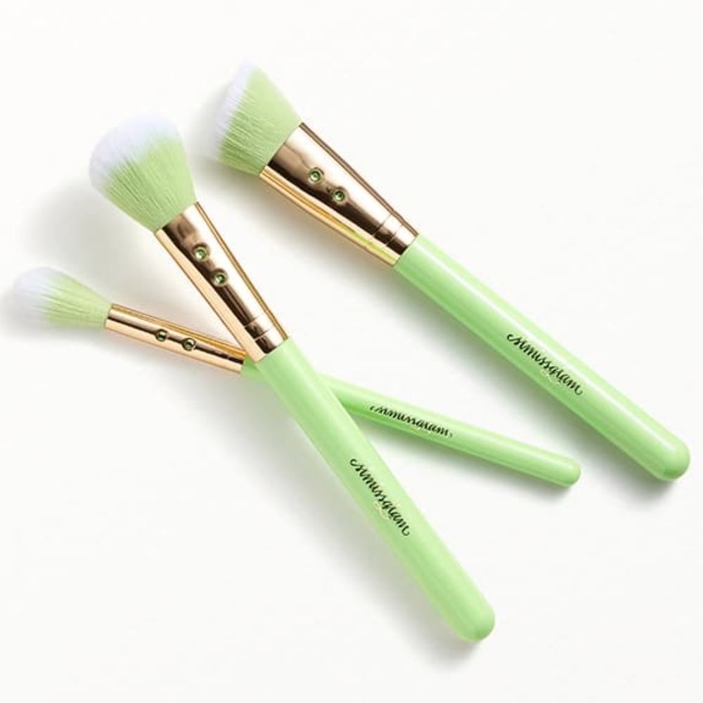 108 - SLMISSGLAM Green Trio Brush Set